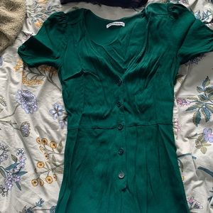 Reformation Green jumpsuit